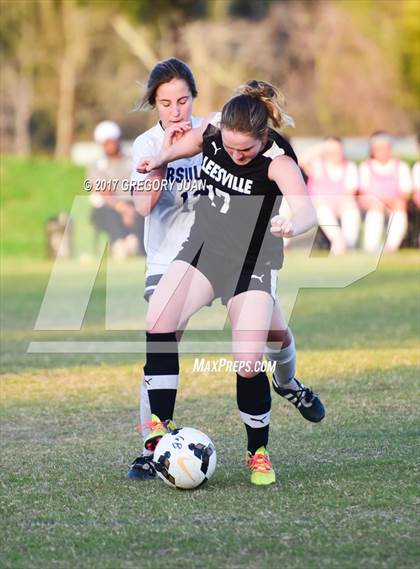 Thumbnail 2 in Leesville @ Ursuline Academy (LHSAA Division III 1st Round Playoff) photogallery.