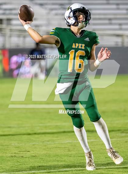 Thumbnail 1 in Cary vs Apex (The Old Wake Rivalry - Centennial Celebration) photogallery.