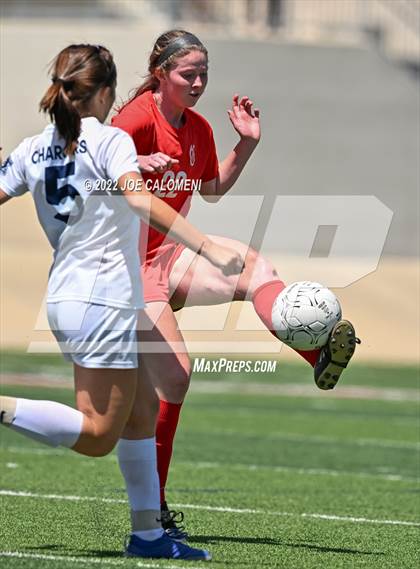 Thumbnail 2 in Boerne-Champion vs Grapevine (UIL 5A Girls Soccer State Semifinal) photogallery.