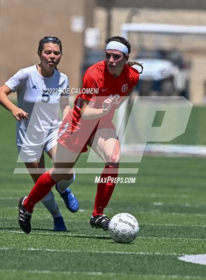 Thumbnail 1 in Boerne-Champion vs Grapevine (UIL 5A Girls Soccer State Semifinal) photogallery.