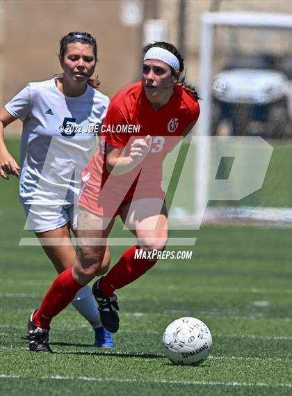 Thumbnail 2 in Boerne-Champion vs Grapevine (UIL 5A Girls Soccer State Semifinal) photogallery.