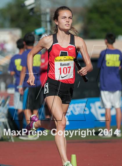 Thumbnail 1 in Arcadia Invitational (Girls Events) photogallery.