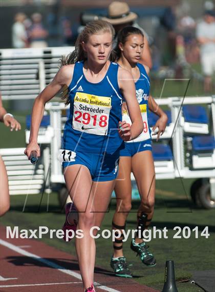 Thumbnail 2 in Arcadia Invitational (Girls Events) photogallery.