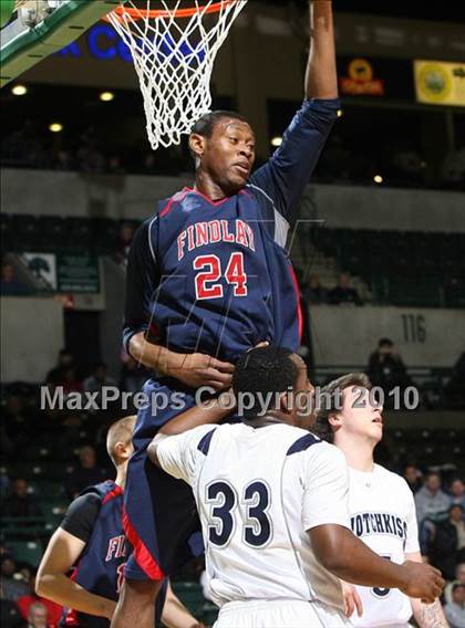Thumbnail 1 in Findlay Prep vs. Hotchkiss (PrimeTime Shootout) photogallery.