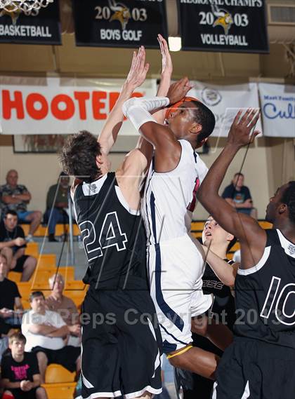 Thumbnail 2 in Sunrise Christian Academy vs. Brewster Academy (City of Palms Classic) photogallery.
