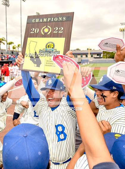 Thumbnail 2 in Baldwin Park @ Hueneme (CIF SS DIV 7 Championship Awards) photogallery.
