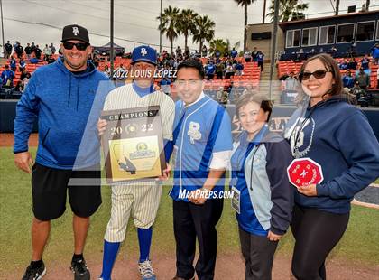 Thumbnail 2 in Baldwin Park @ Hueneme (CIF SS DIV 7 Championship Awards) photogallery.
