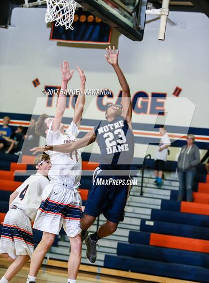 Thumbnail 1 in Notre Dame (SO) vs Chaminade photogallery.