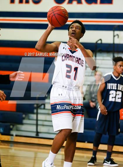 Thumbnail 2 in Notre Dame (SO) vs Chaminade photogallery.