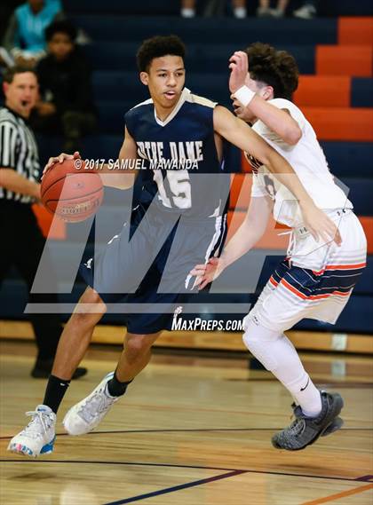 Thumbnail 1 in Notre Dame (SO) vs Chaminade photogallery.