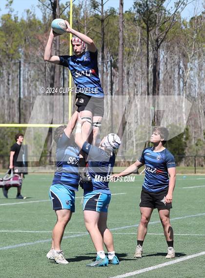 Thumbnail 2 in Lowcountry All Stars B vs St. Joseph's Prep (Rugby 2024 All Stars) photogallery.