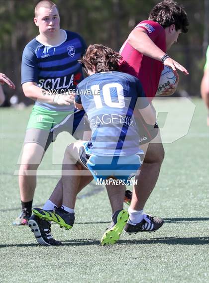 Thumbnail 3 in Lowcountry All Stars B vs St. Joseph's Prep (Rugby 2024 All Stars) photogallery.