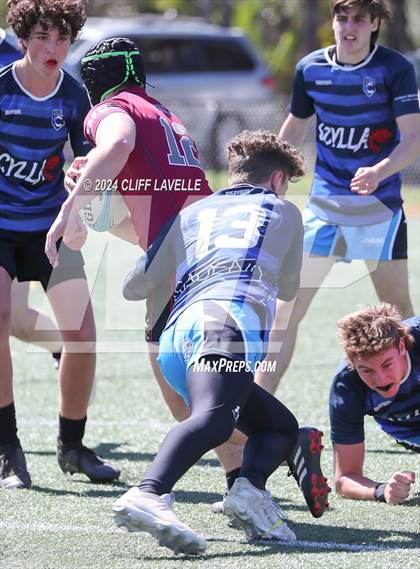 Thumbnail 1 in Lowcountry All Stars B vs St. Joseph's Prep (Rugby 2024 All Stars) photogallery.