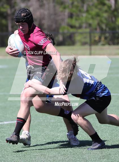 Thumbnail 3 in Lowcountry All Stars B vs St. Joseph's Prep (Rugby 2024 All Stars) photogallery.