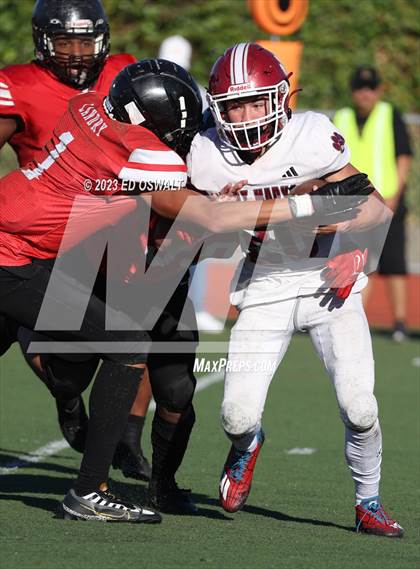 Thumbnail 3 in Saint Mary's @ Salesian College Preparatory (CIF NCS D6 Quarterfinal) photogallery.