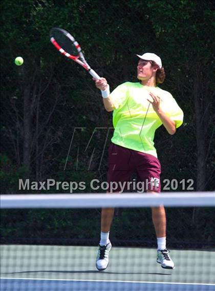 Thumbnail 3 in NYSPHSAA Boys Tennis Championships (Round 1) photogallery.