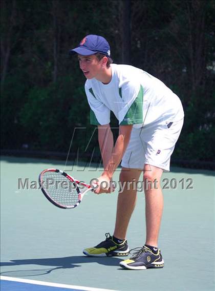 Thumbnail 3 in NYSPHSAA Boys Tennis Championships (Round 1) photogallery.