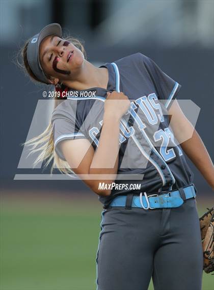 Thumbnail 3 in Salpointe Catholic vs. Cactus (AIA 4A Final) photogallery.