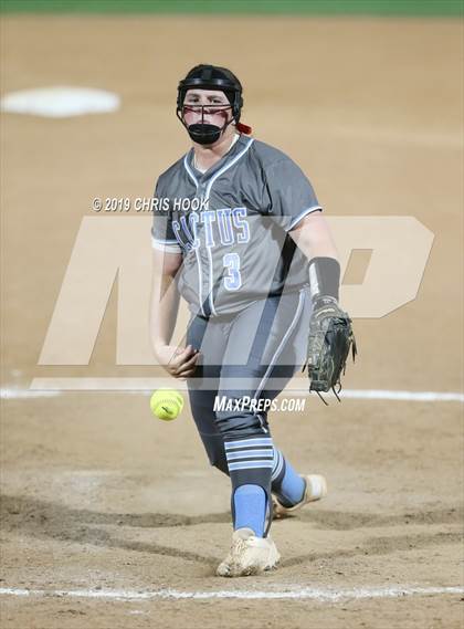 Thumbnail 3 in Salpointe Catholic vs. Cactus (AIA 4A Final) photogallery.