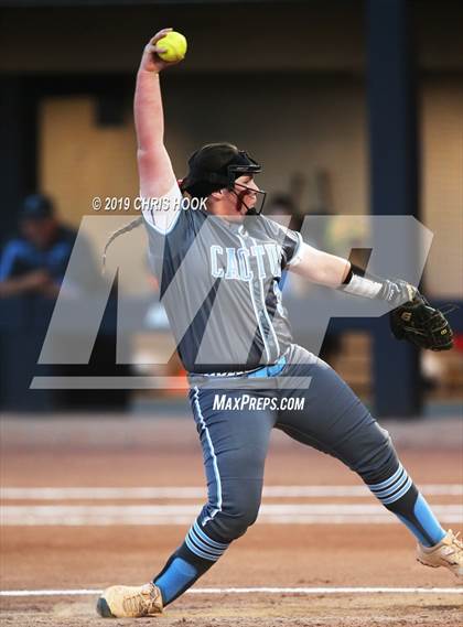 Thumbnail 3 in Salpointe Catholic vs. Cactus (AIA 4A Final) photogallery.