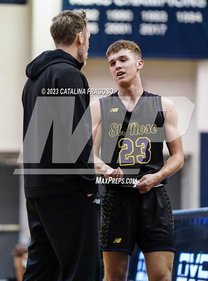 Thumbnail 2 in St. Rose vs. Hudson Catholic (Metro Classic) photogallery.