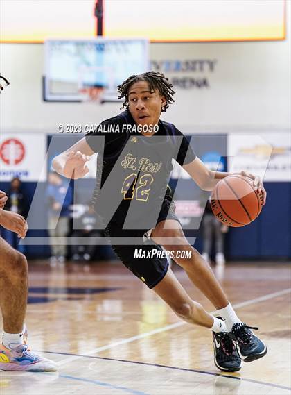 Thumbnail 1 in St. Rose vs. Hudson Catholic (Metro Classic) photogallery.