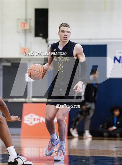 Thumbnail 3 in St. Rose vs. Hudson Catholic (Metro Classic) photogallery.