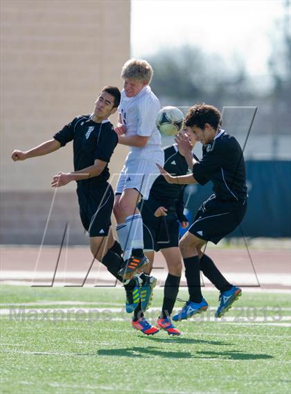 Thumbnail 3 in O'Connor vs Southwest (NISD Boys Soccer Showcase) photogallery.