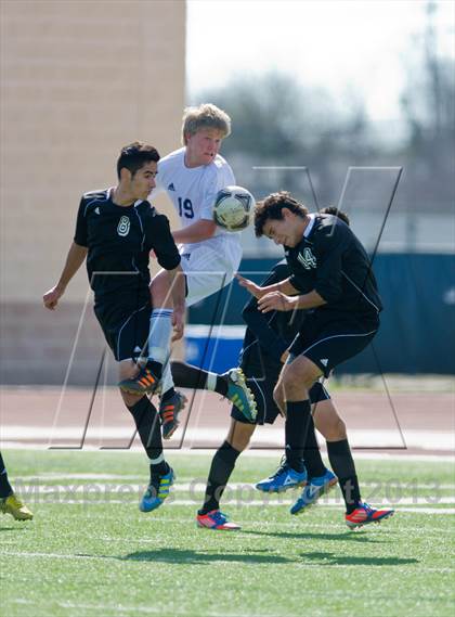 Thumbnail 1 in O'Connor vs Southwest (NISD Boys Soccer Showcase) photogallery.