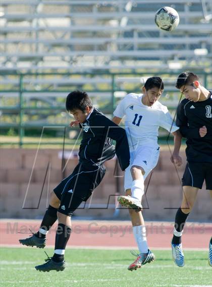 Thumbnail 3 in O'Connor vs Southwest (NISD Boys Soccer Showcase) photogallery.