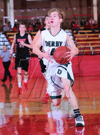 Thumbnail 2 in Blue Valley West vs Derby (McPherson Invitational) photogallery.