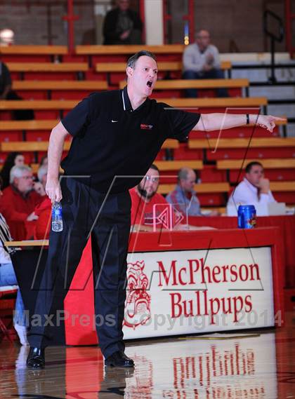 Thumbnail 2 in Blue Valley West vs Derby (McPherson Invitational) photogallery.