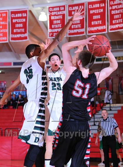 Thumbnail 1 in Blue Valley West vs Derby (McPherson Invitational) photogallery.
