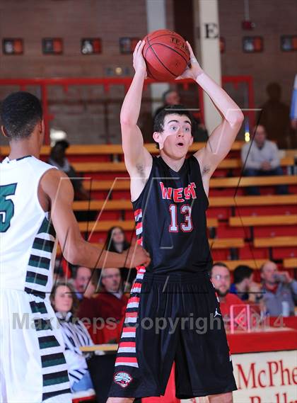 Thumbnail 2 in Blue Valley West vs Derby (McPherson Invitational) photogallery.