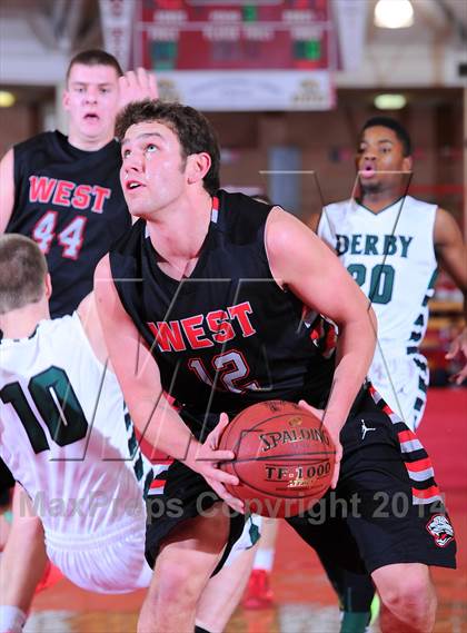 Thumbnail 2 in Blue Valley West vs Derby (McPherson Invitational) photogallery.