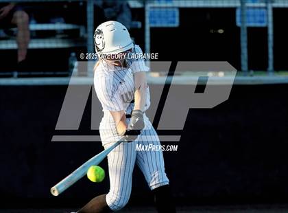 Thumbnail 3 in Mansfield Legacy vs Guyer (UIL 6A Softball Regional Semi-Finals Division II) Game 1 photogallery.