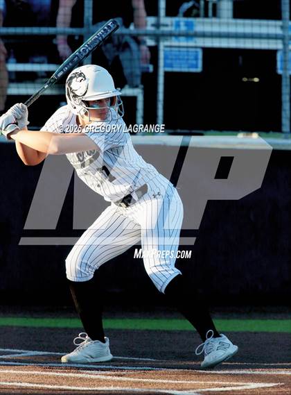 Thumbnail 3 in Mansfield Legacy vs Guyer (UIL 6A Softball Regional Semi-Finals Division II) Game 1 photogallery.