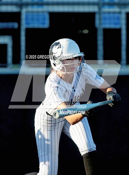 Thumbnail 2 in Mansfield Legacy vs Guyer (UIL 6A Softball Regional Semi-Finals Division II) Game 1 photogallery.