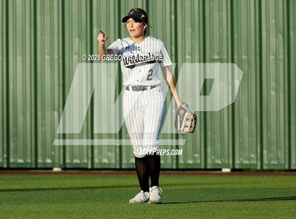 Thumbnail 2 in Mansfield Legacy vs Guyer (UIL 6A Softball Regional Semi-Finals Division II) Game 1 photogallery.