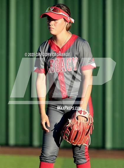 Thumbnail 3 in Mansfield Legacy vs Guyer (UIL 6A Softball Regional Semi-Finals Division II) Game 1 photogallery.