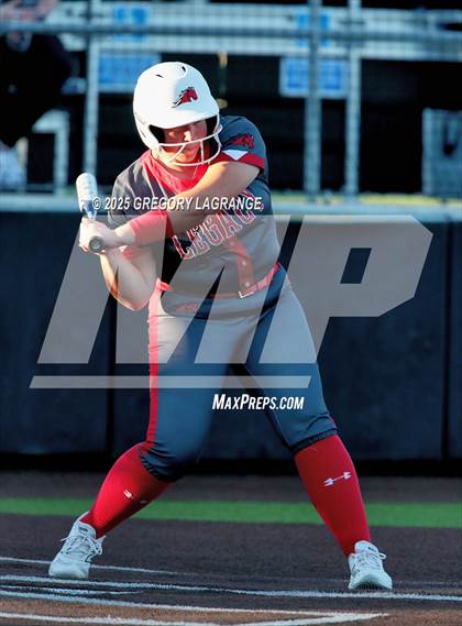 Thumbnail 3 in Mansfield Legacy vs Guyer (UIL 6A Softball Regional Semi-Finals Division II) Game 1 photogallery.