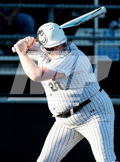 Thumbnail 2 in Mansfield Legacy vs Guyer (UIL 6A Softball Regional Semi-Finals Division II) Game 1 photogallery.