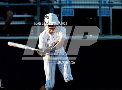 Thumbnail 2 in Mansfield Legacy vs Guyer (UIL 6A Softball Regional Semi-Finals Division II) Game 1 photogallery.