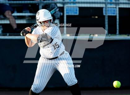 Thumbnail 3 in Mansfield Legacy vs Guyer (UIL 6A Softball Regional Semi-Finals Division II) Game 1 photogallery.