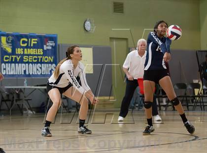 Thumbnail 3 in Elizabeth Learning Center vs. LACES (CIF LA City Section D4 Final) photogallery.
