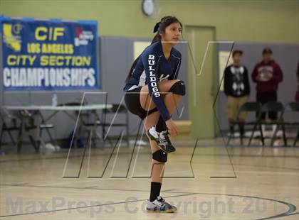 Thumbnail 1 in Elizabeth Learning Center vs. LACES (CIF LA City Section D4 Final) photogallery.