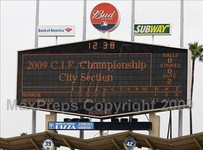 Thumbnail 3 in Monroe vs. Westchester (CIF LA City Section D2 Final) photogallery.