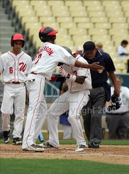 Thumbnail 1 in Monroe vs. Westchester (CIF LA City Section D2 Final) photogallery.
