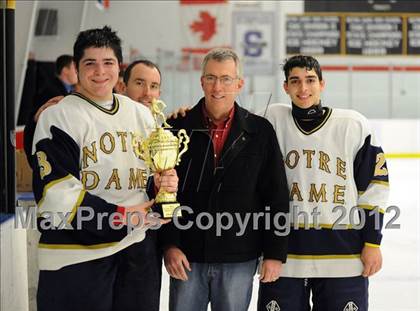 Thumbnail 2 in Xavier @ Notre Dame-Fairfield (Carrano Cup Final) photogallery.