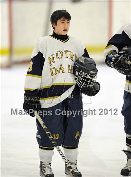 Thumbnail 3 in Xavier @ Notre Dame-Fairfield (Carrano Cup Final) photogallery.